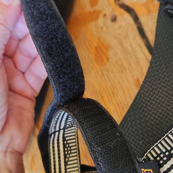 Teva Original Universal Sandal Black White sz 10 - Picture 8 of 12